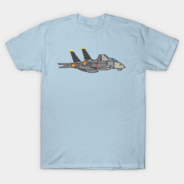 8-bit Tomcat T-Shirt by Echo9Studio